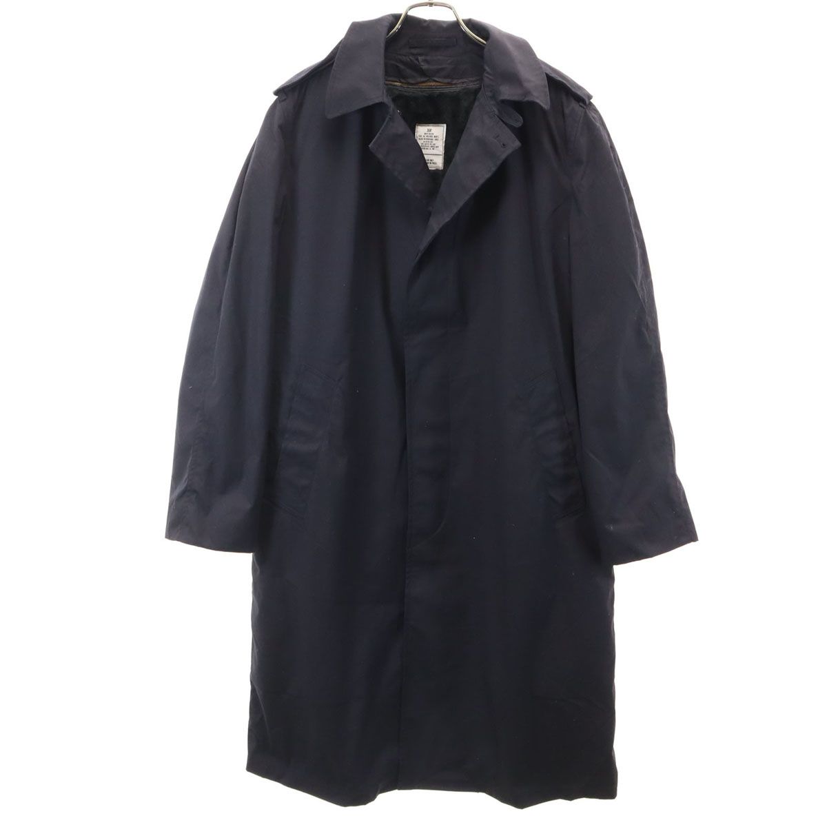 US NAVY アメリカ海軍 80s ヴィンテージ DLA オールウェザーコート ミリタリーコート 32 ブラック系 ライナー メンズ US NAVY アメリカ海軍 80s オールウェザーコート DLA ヴィンテージ