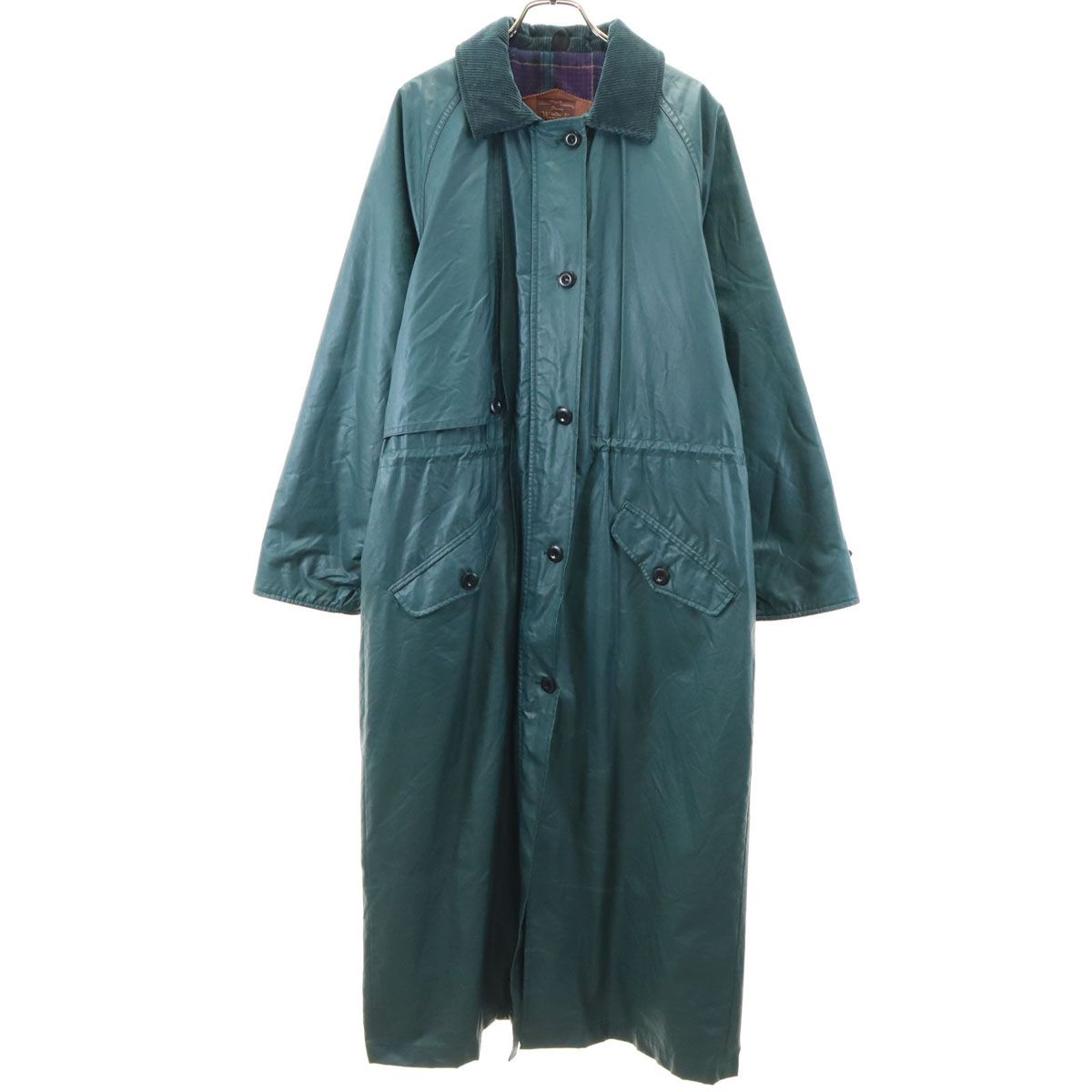 WOOLRICH ウールリッチ 80s USA製 ナイロン ヴィンテージ ロングコート 