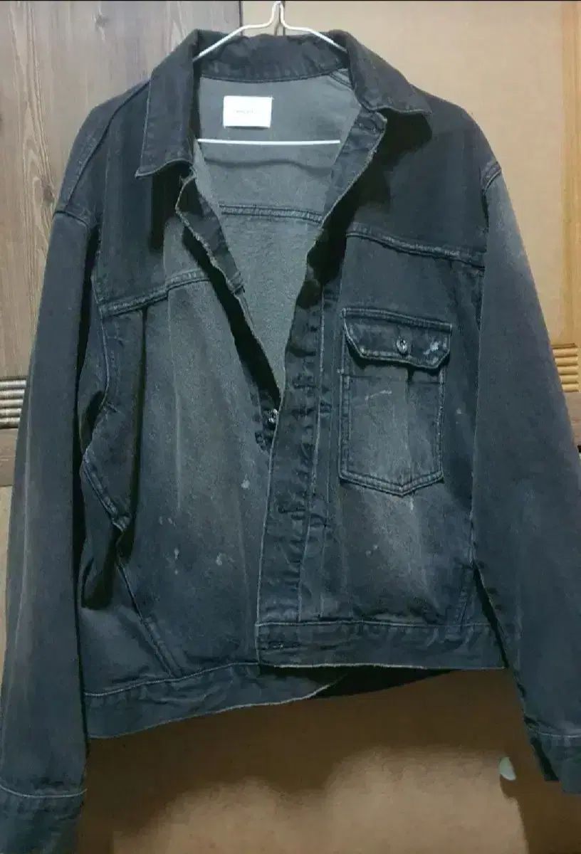 カンペールウッド 1世代 ウォッシュトラッカージャケット Mサイズ カンペールウッド ブラックデニム