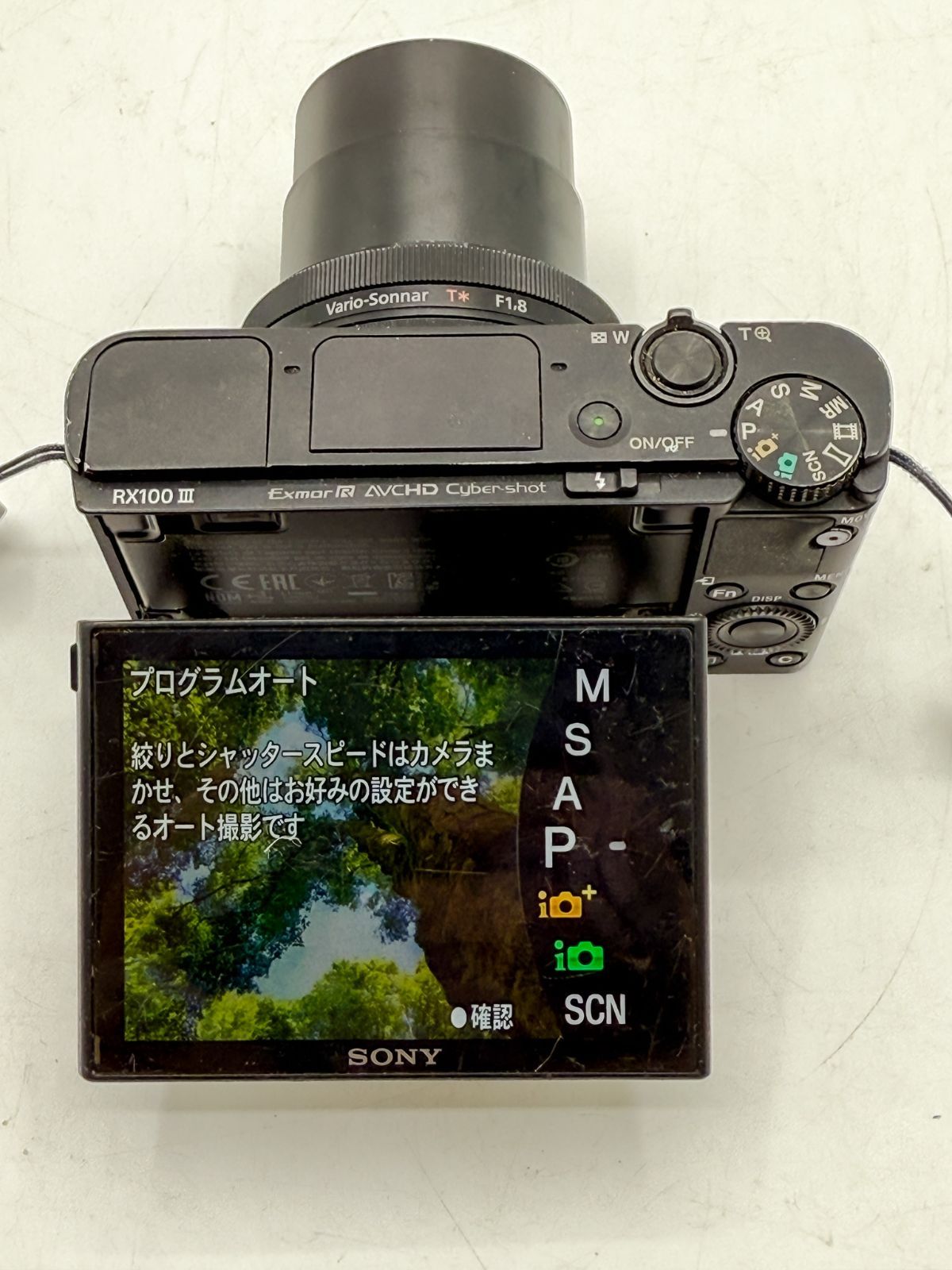 SONY コンパクトデジタルカメラ ZEISSレンズ　RX100m3 月額9,800円レンタルプラン：SONY コンパクトデジタルカメラ メモリー