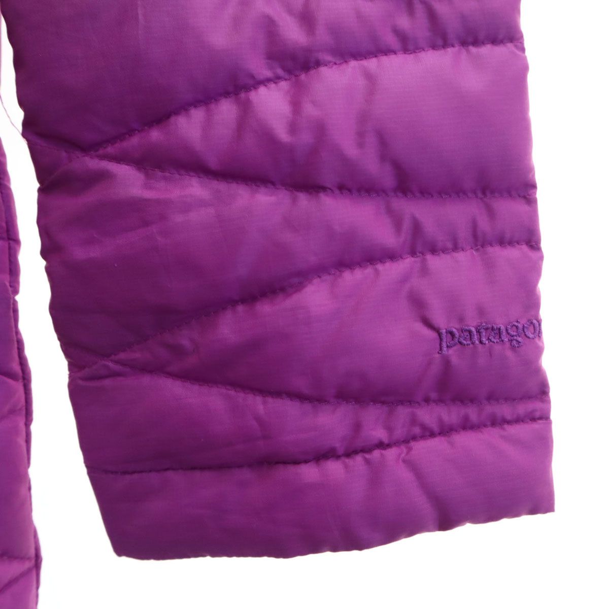 patagonia パタゴニア ロング ダウンジャケット S パープル アウトドア