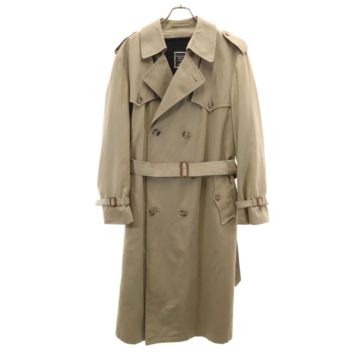 Christian Dior MONSIEUR クリスチャンディオール ムッシュ 90s トレンチコート 42R グレージュ ライナー付き メンズ 古着