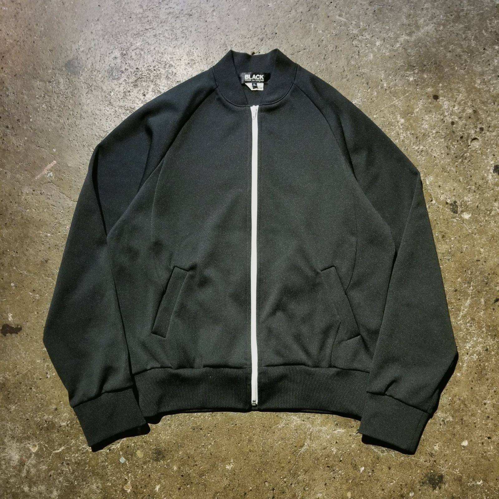BLACK COMME des GARCONS AD2024 カーブデザイントラックジャケット L 