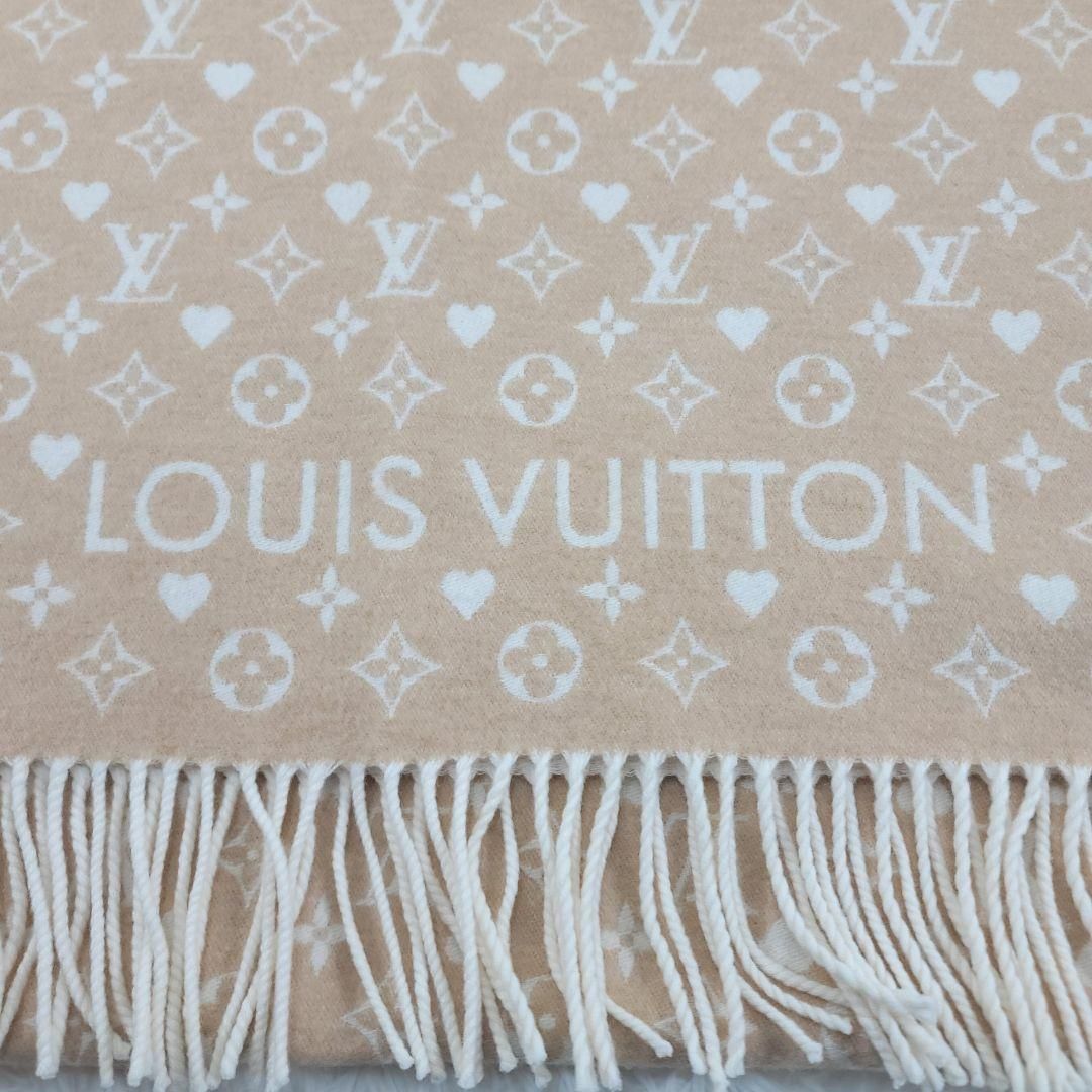 ルイヴィトン LOUIS VUITTON マフラー カシミヤ100％ M76067
