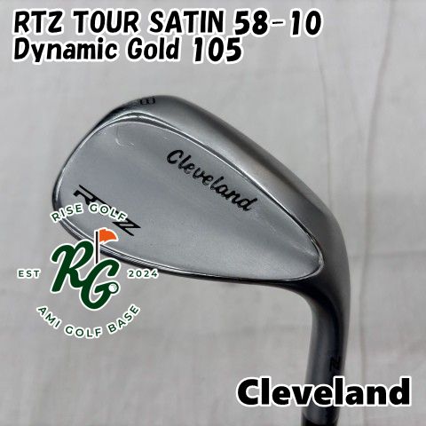 ウェッジ クリーブランド RTZ TOUR SATIN 58-10 Dynamic G 105 S 200 58 6456
