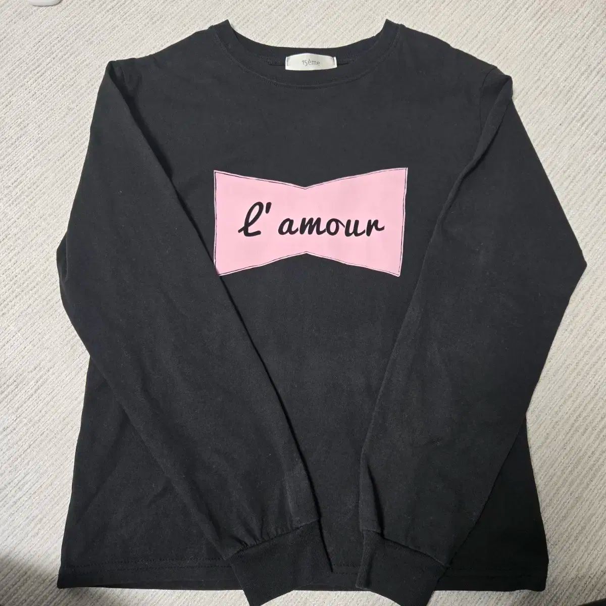 フィフティーンエム 15eme 長袖Tシャツ