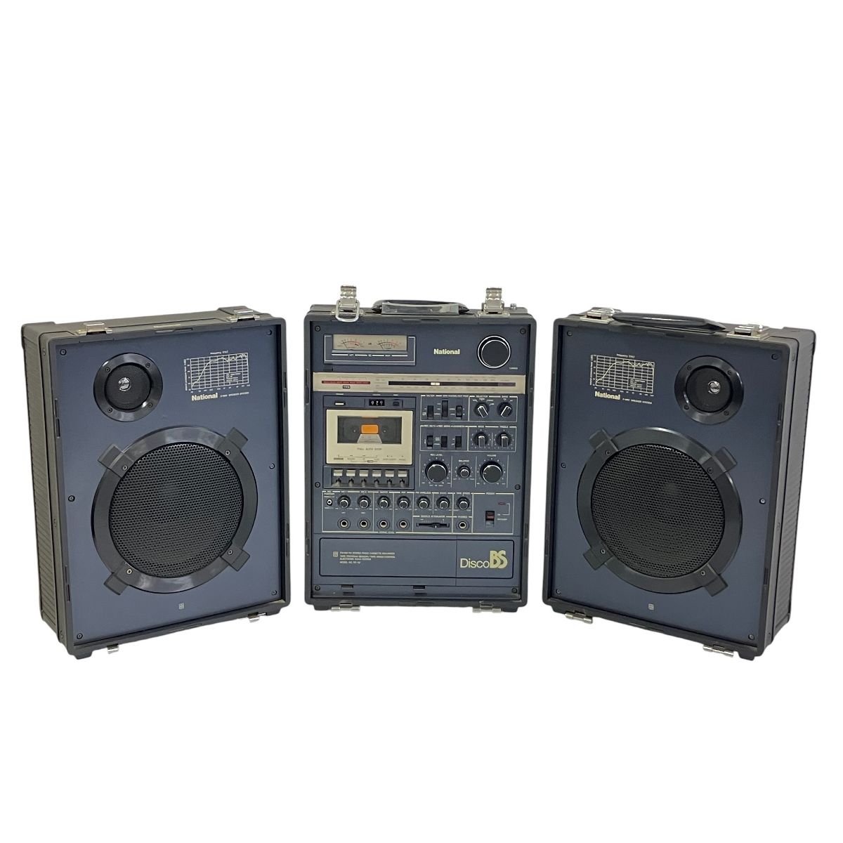 National Disco BS RX-A 2 ステレオ ラジオ カセ ット レコーダー ナショナル