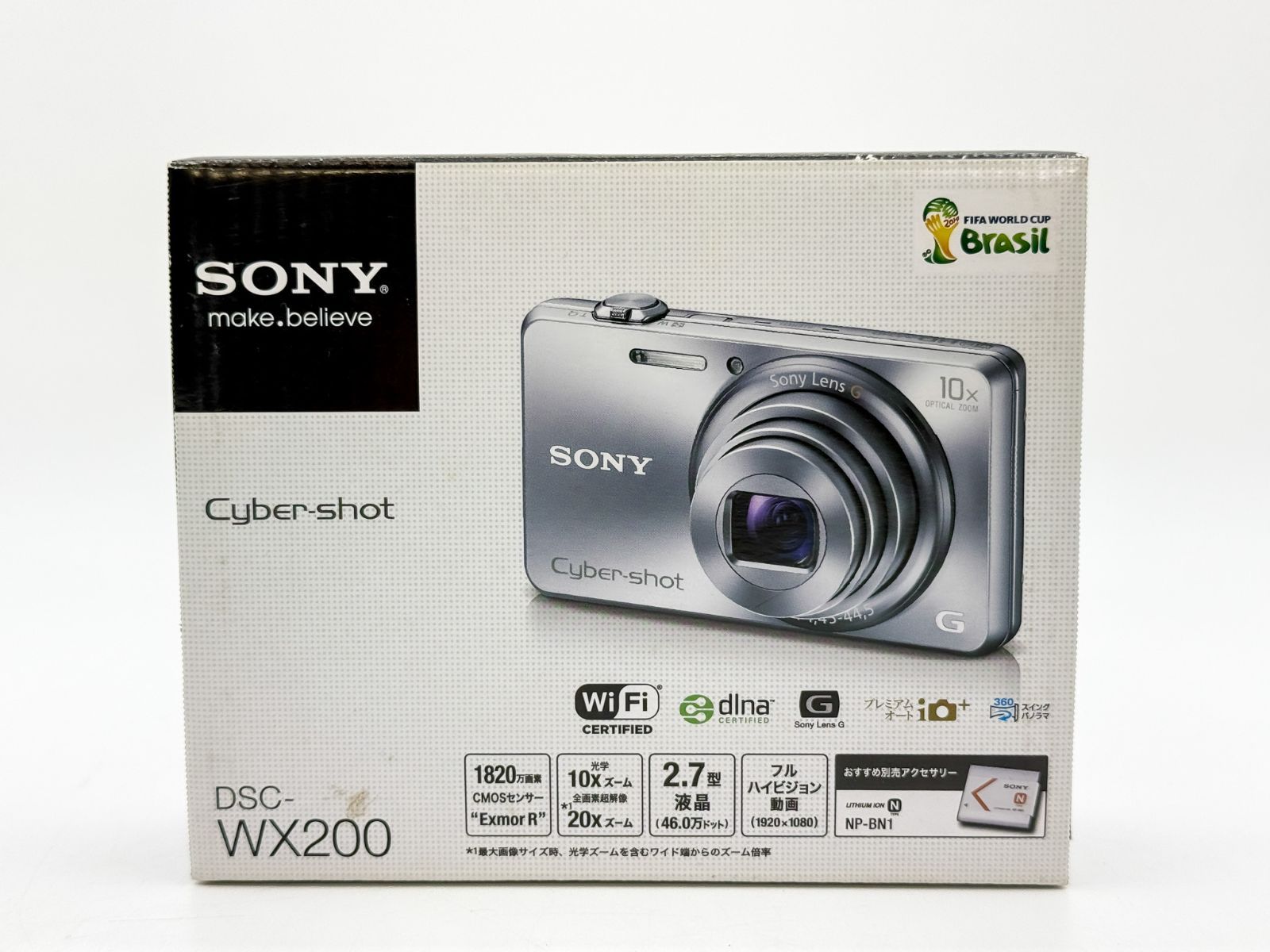 SONY Cyber-shot DSC-WX200 ゴールド 動作確認済み 元箱付 コンデジ 