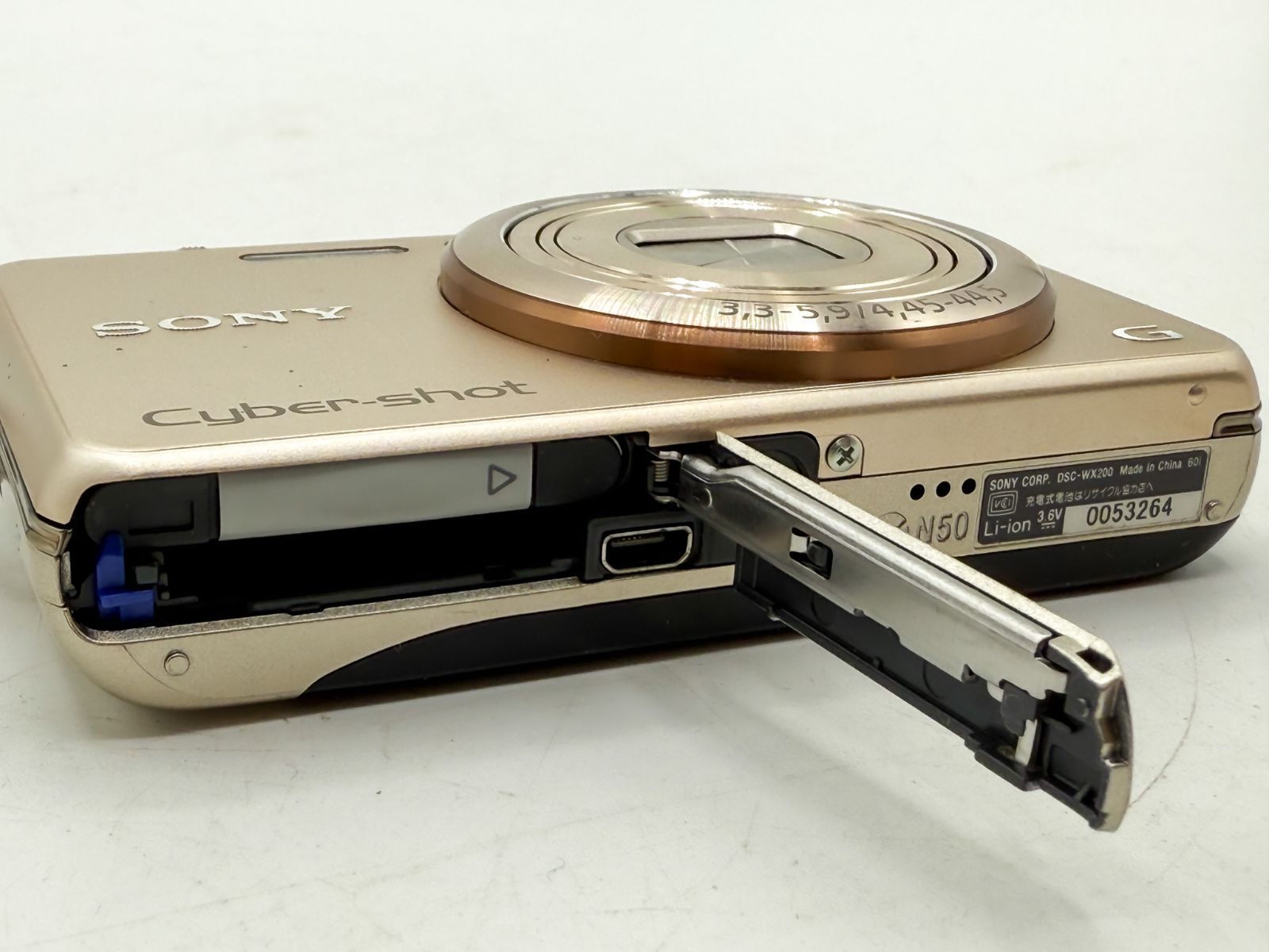 SONY Cyber-shot DSC-WX200 ゴールド 動作確認済み 元箱付 コンデジ 