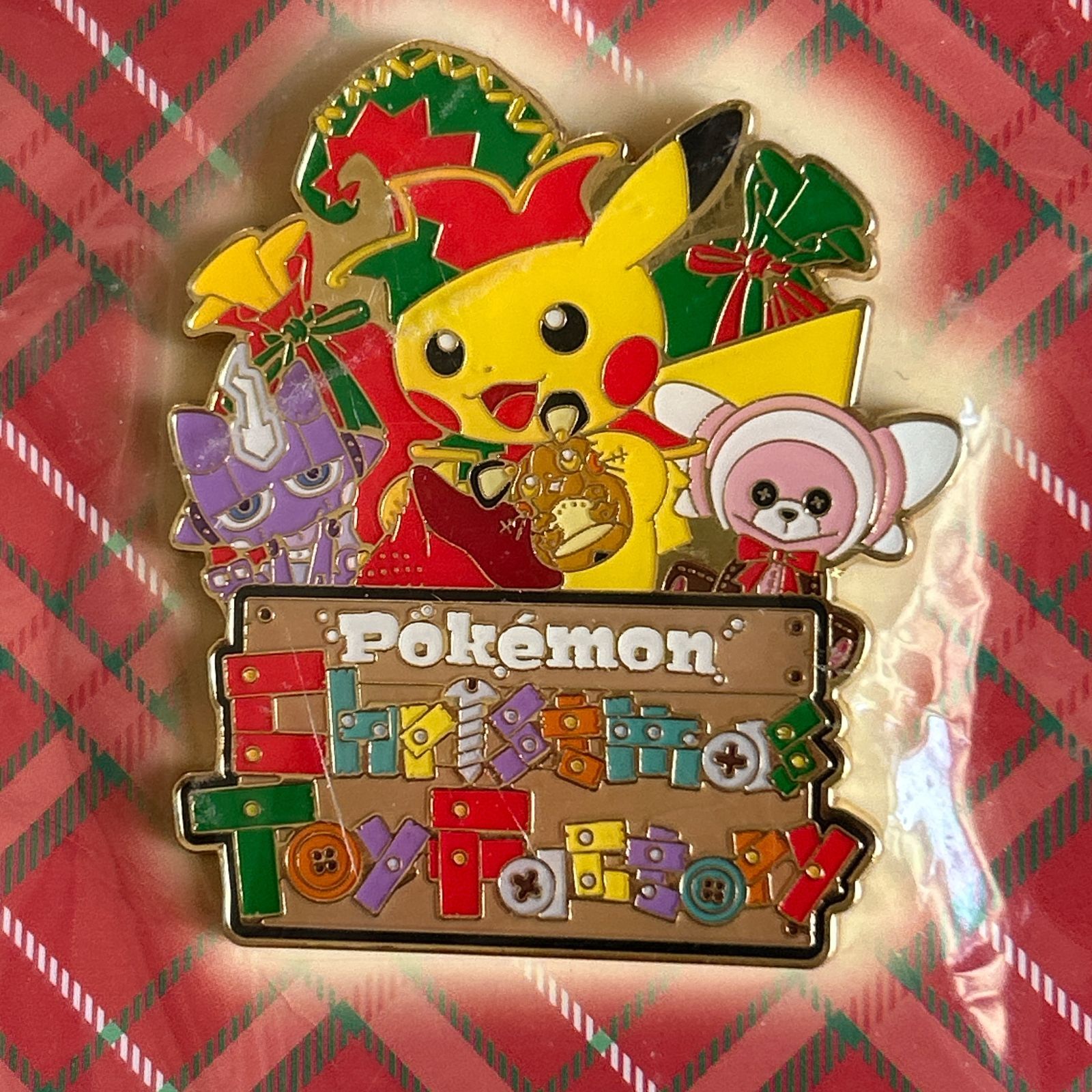 ポケモンセンターオリジナル ポケモン クリスマス ロゴピンズ