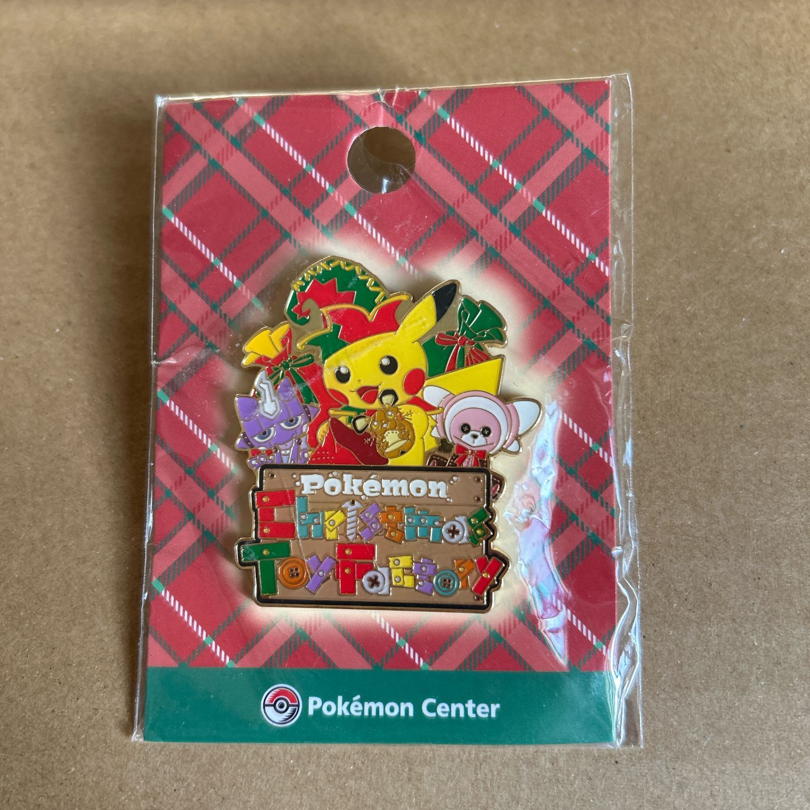 ポケモン ピンズ クリスマス 2008 ピカチュウ ポケモンセンターオリジナル ポケモン クリスマス ロゴピンズ