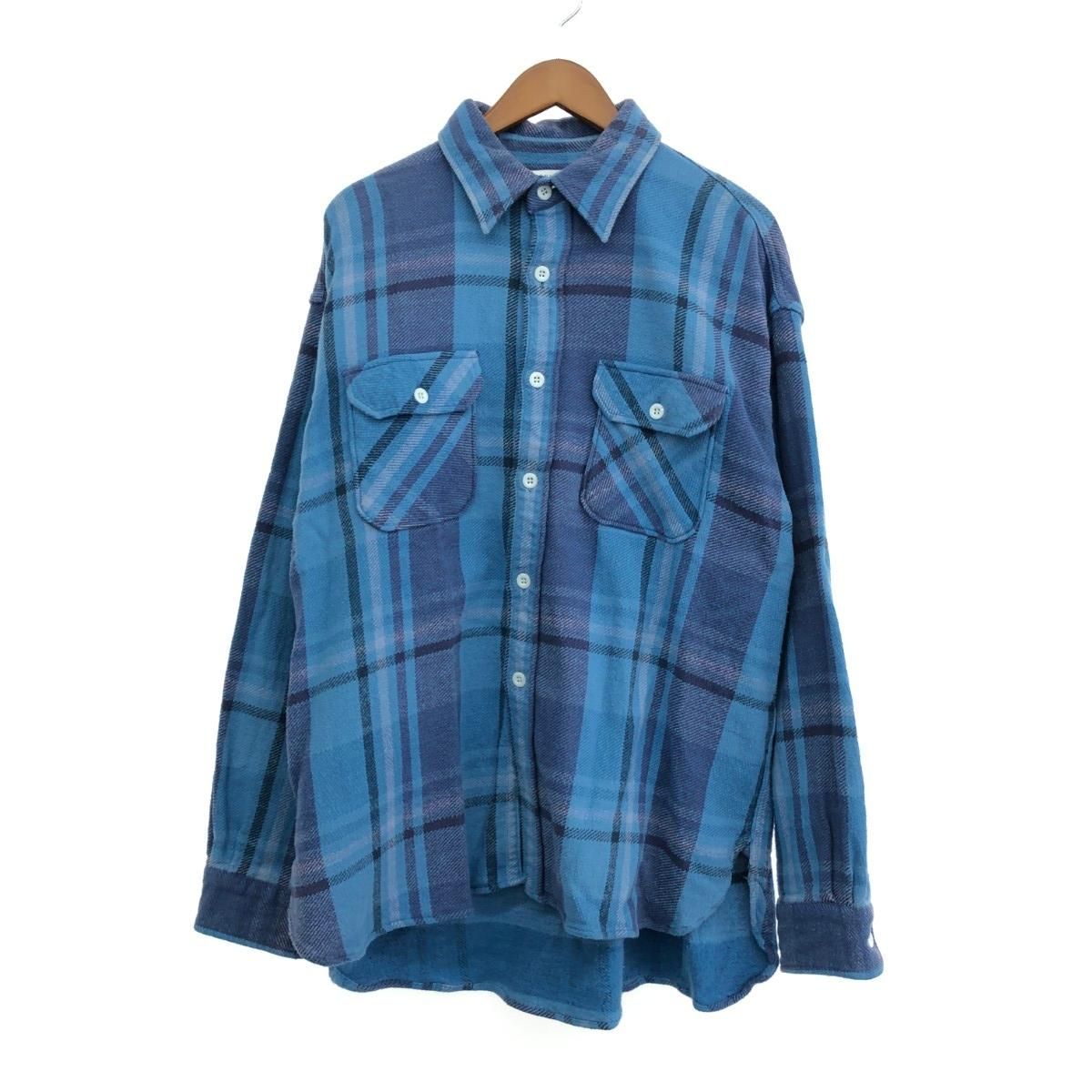 【新品】UNUSED アンユーズド ヘビーネルシャツ １ゆったりめＭ相当 UNUSED - 【新品】UNUSED アンユーズド ヘビーネルシャツ 1ゆったりめ