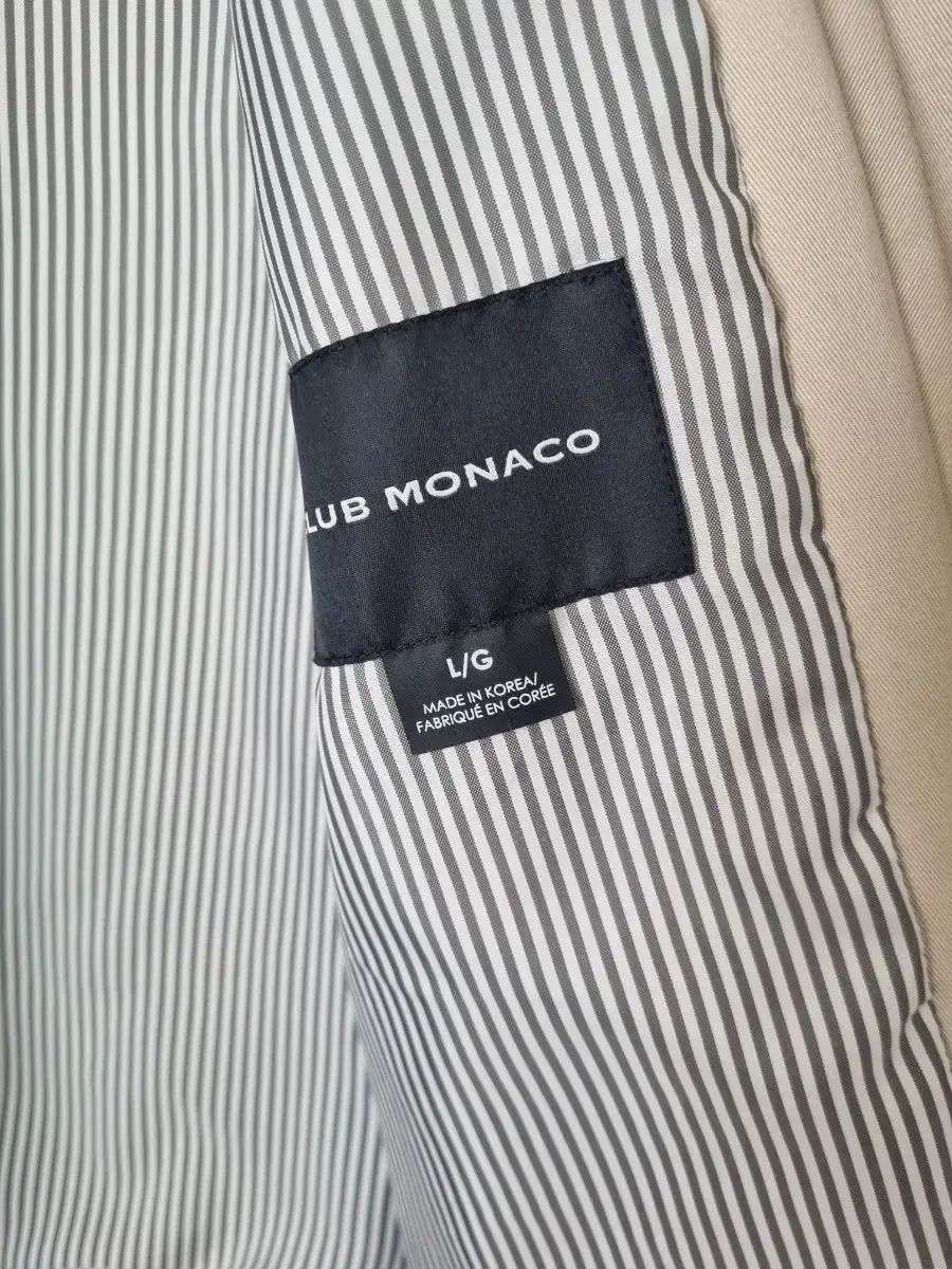 クラブモナコ メンズ ステン コート アイボリー