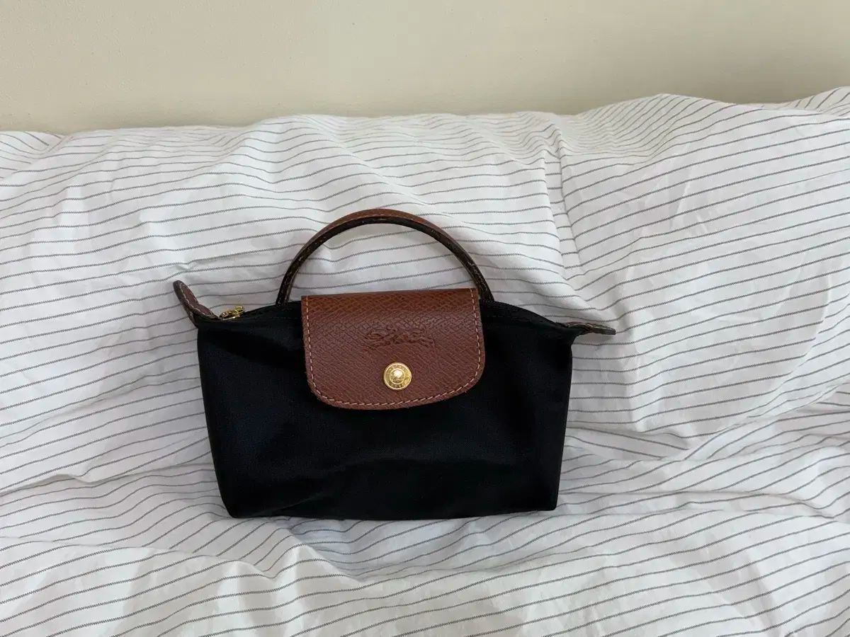 ロンシャン ミニ トートバッグ ブラック