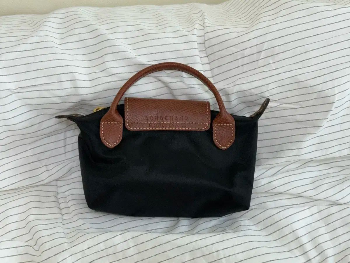 ロンシャン ミニ トートバッグ ブラック