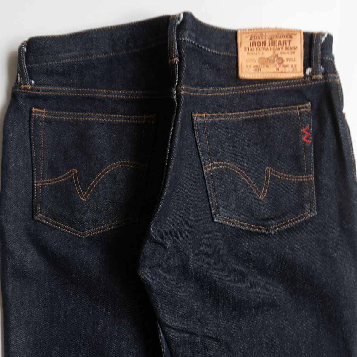 雰囲気抜群】IRON HEART【LOT 461 21oz EXTRA HEAVY DENIM】W36 デニム