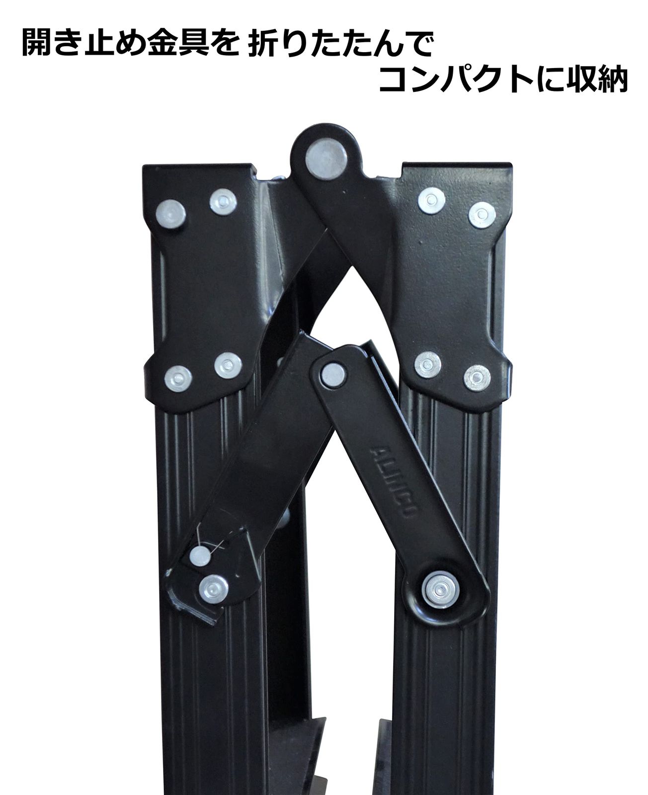 ブラック脚立】アルインコ x GranGear 3段はしご兼用 BPRS-90 軽量 
