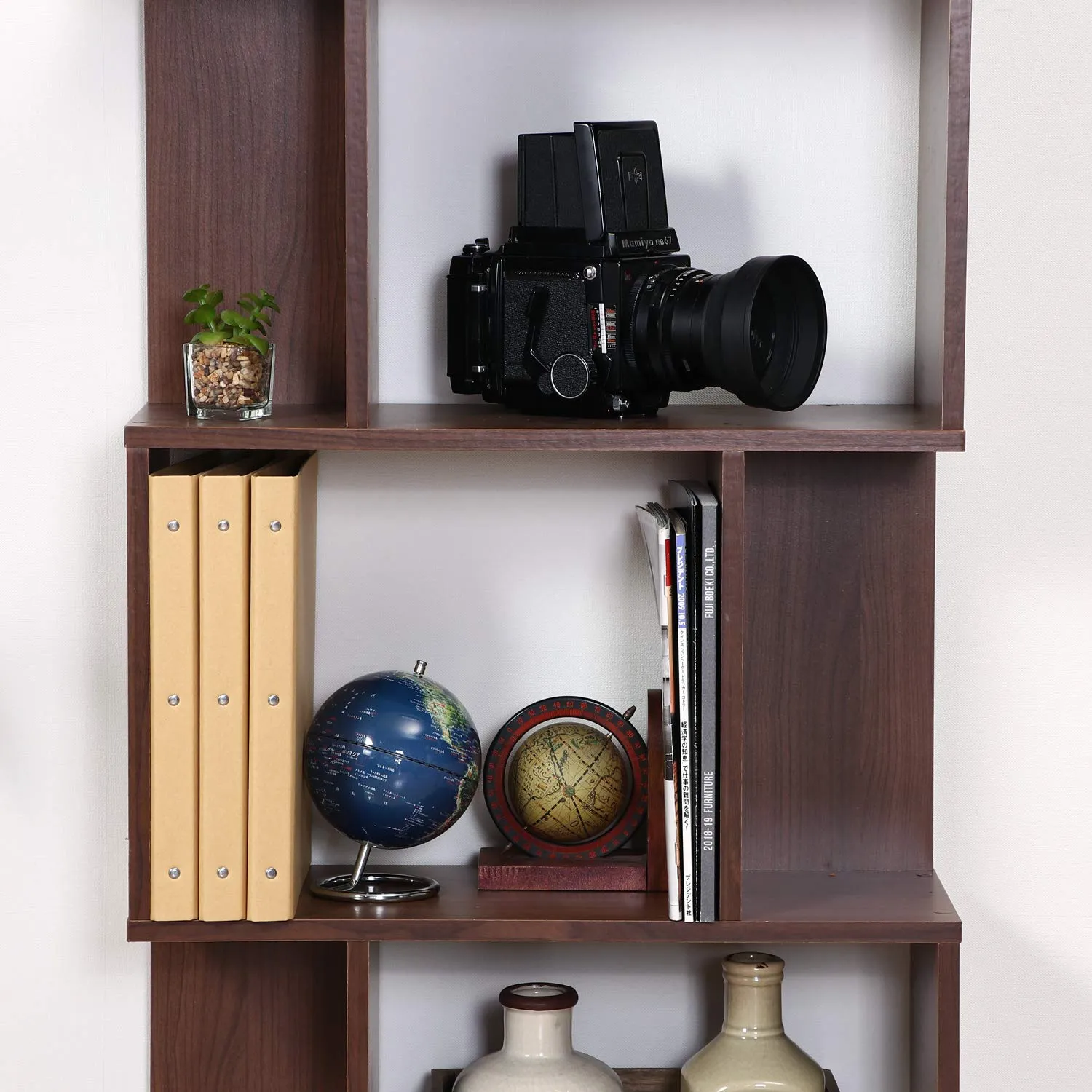 不二貿易 オープンラック シェルフ 3段 幅59×奥行24×高さ