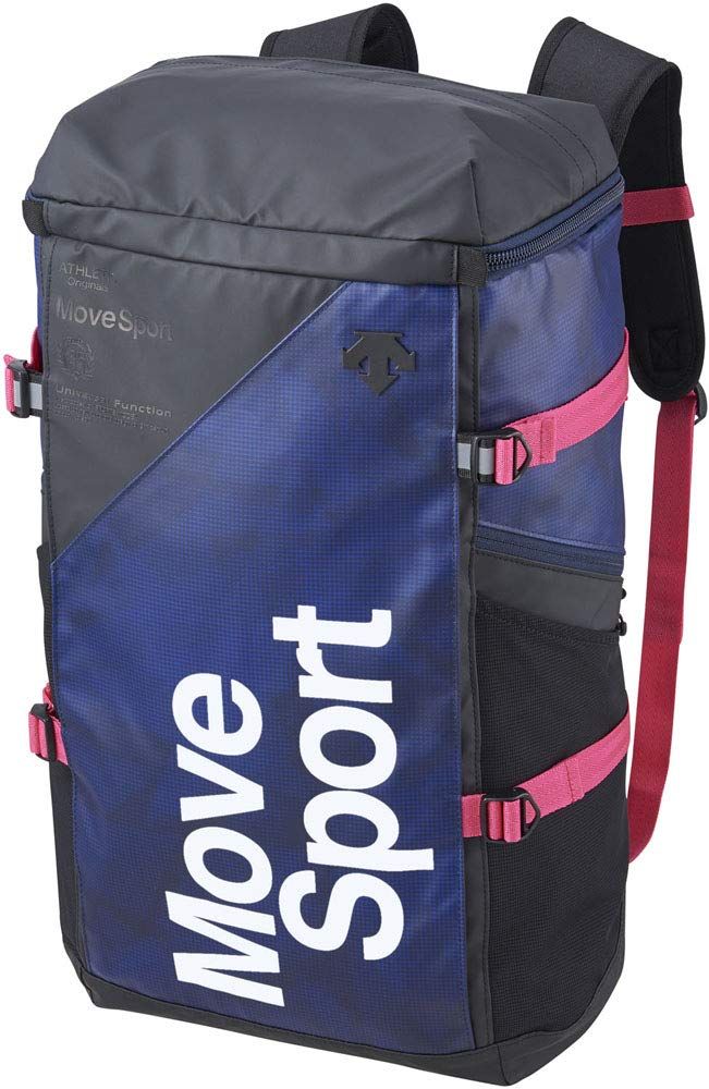 ムーブスポーツ デサント バックパック リュックサック EC モデルレインカバー付きあり PCポケット 再帰反射 40L 通勤 通学 部活