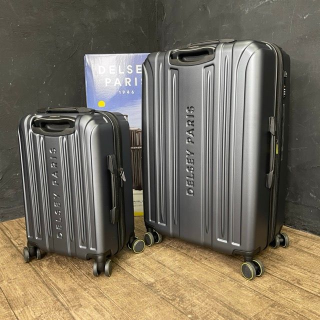 スーツケース 20 28インチ 2点 DELSEY PARIS デルセー アクセラレートラゲッジセット ブラック キャリーバッグ 旅行 514855