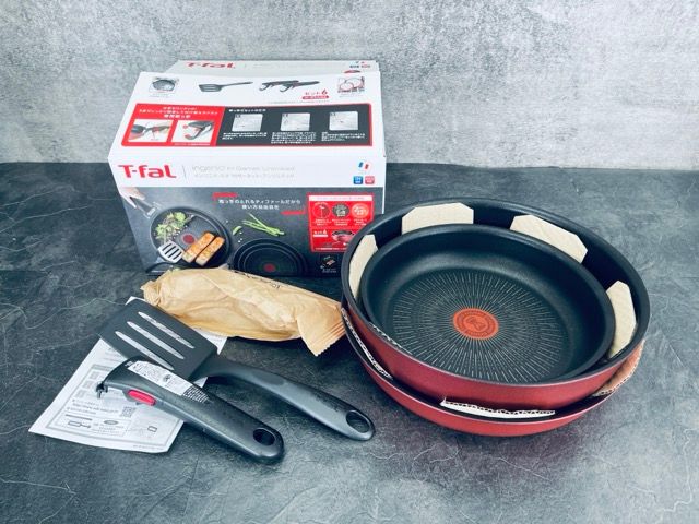 ティファール 調理器具6点セット インジニオネオ IHガーネット アンリミテッド IH ガス火対応 フライパン 取っ手の取れる 514860