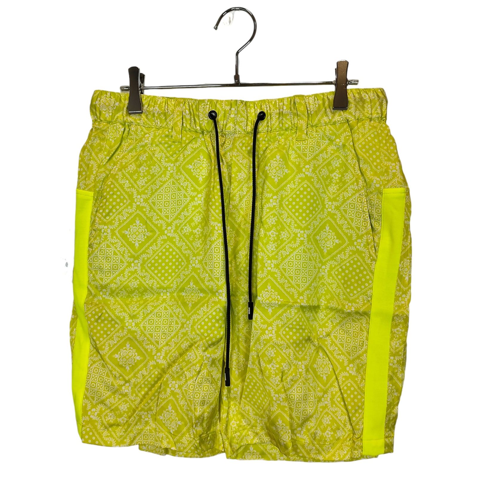 TFW49 ティーエフダブリュー ゴルフ x REYN SPOONER 23SS BANDANA SHORTS バンダナ柄 ショーツ ショート パンツ T072310015 L ライトイエロー メンズ