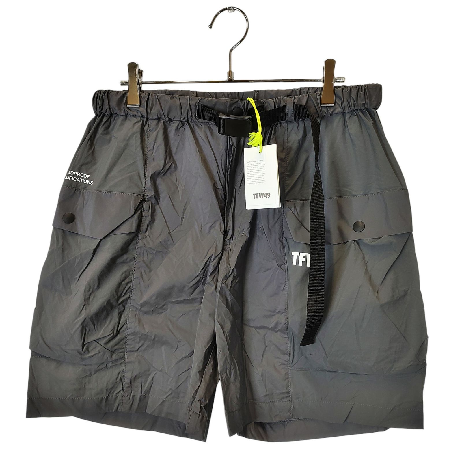 TFW49 ティーエフダブリュー ゴルフ 23SS PACKABLE SHORTS パッカブル ナイロン ショーツ ショート パンツ T072310013 L グレー メンズ