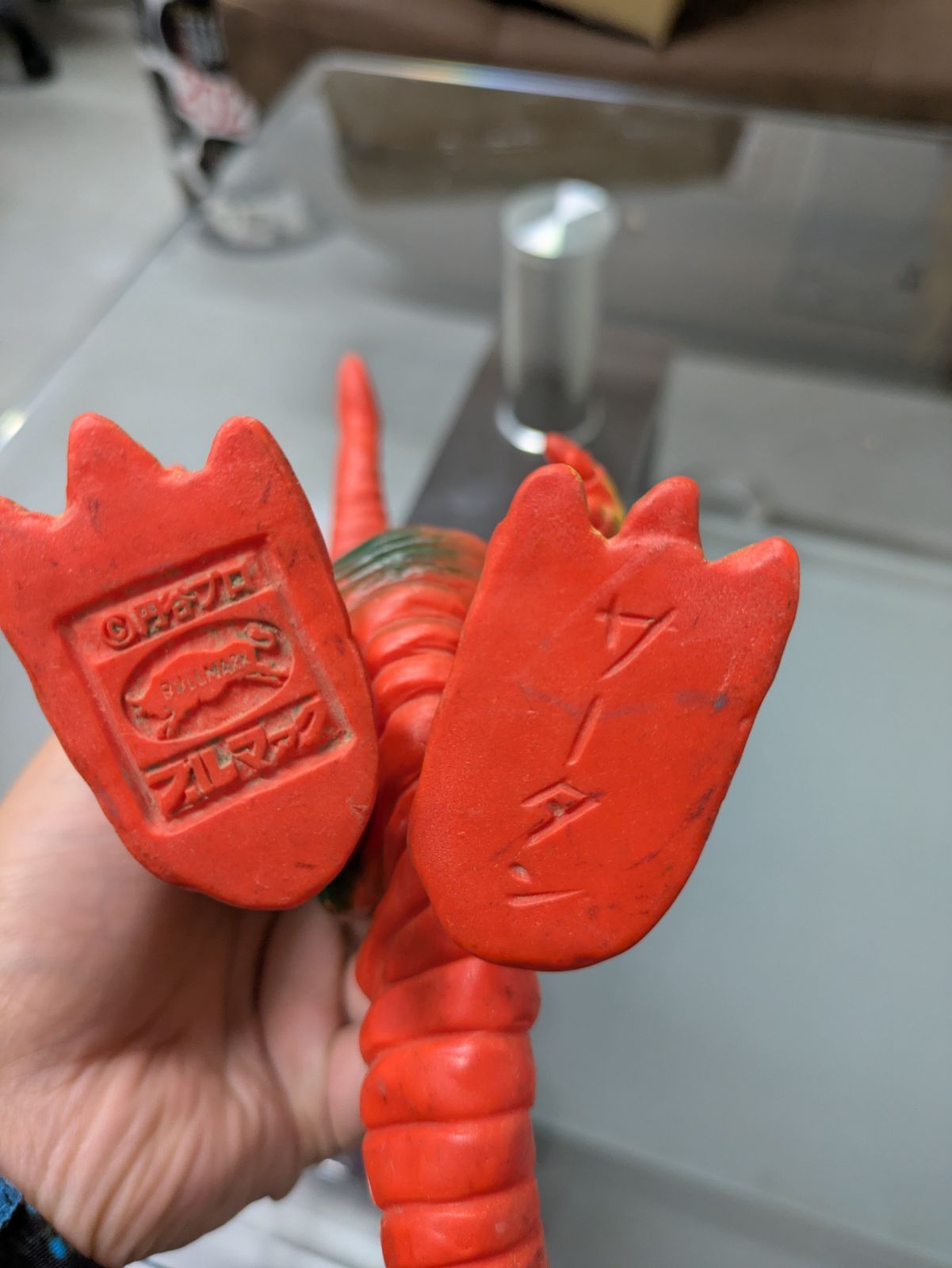 ブルマァク 帰ってきたウルトラマン サータン オレンジ成型 当時品