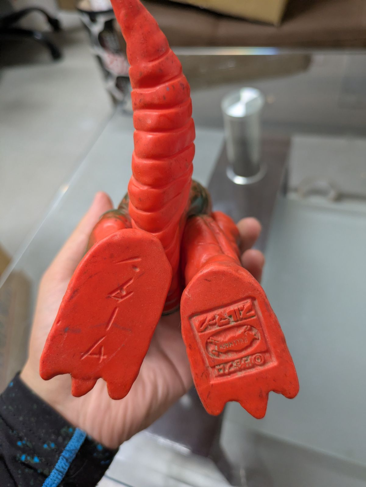 ブルマァク 帰ってきたウルトラマン サータン オレンジ成型 当時品