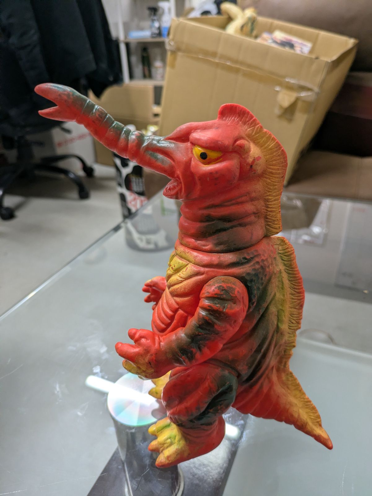 ブルマァク 帰ってきたウルトラマン サータン オレンジ成型 当時品