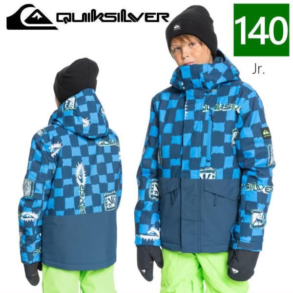 MISSION PRINTED BLOCK YOUTH JKT BNM 6 クイックシルバー 子供用 キッズ ジュニア スノーボード スキー スノボウェア