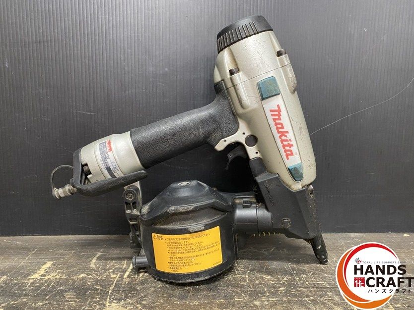 品 makita マキタ AN504A エア釘打 使用空気圧 0.44-0.83MPa 使用釘 ワイヤ釘27-50mm 本体のみ
