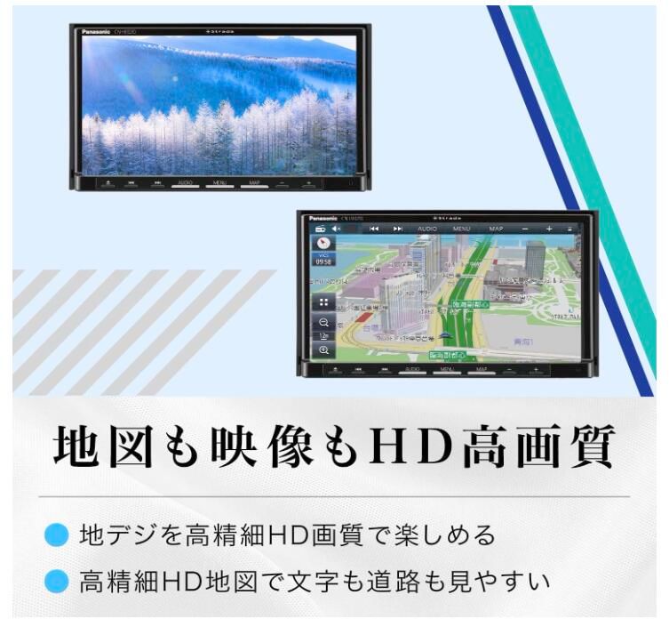 パナソニック(Panasonic) カーナビ ストラーダ 7インチ CN-HE02D