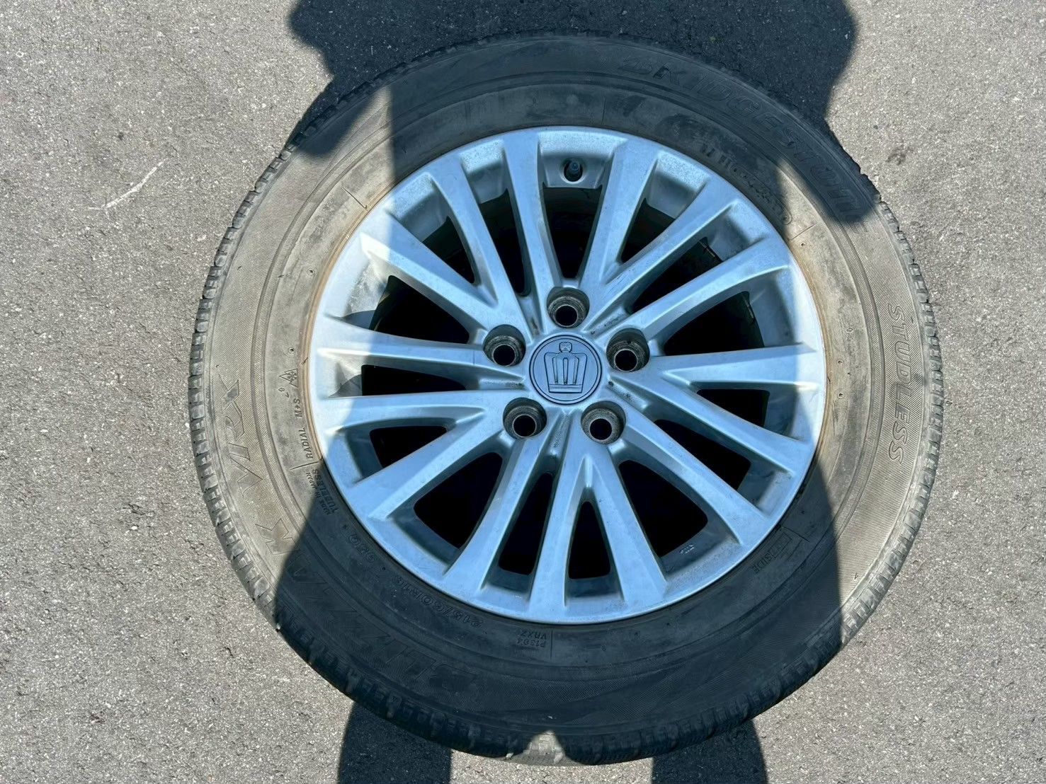 215/60R16 スタッドレス＆ホイールセット クラウン - メルカリ