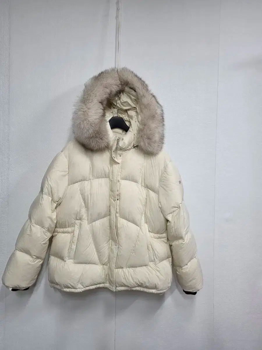 FANTOMゴルフ アイボリー ファー フーディーダウン アウター 88