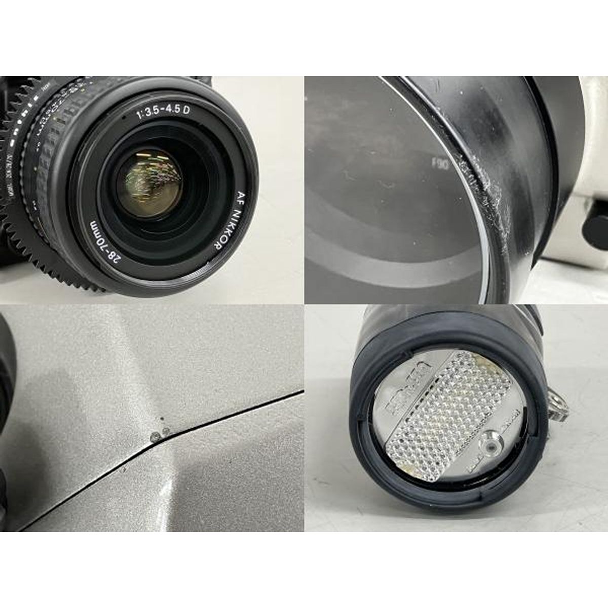 送料無料。 NIKON F90X カメラ AF 28-70mm 3.5-4.5 D レンズ NexUS Master ハウジング YS-120 ストロボ 水中撮影 セット ジャンク K10628711 デザイン性が高い