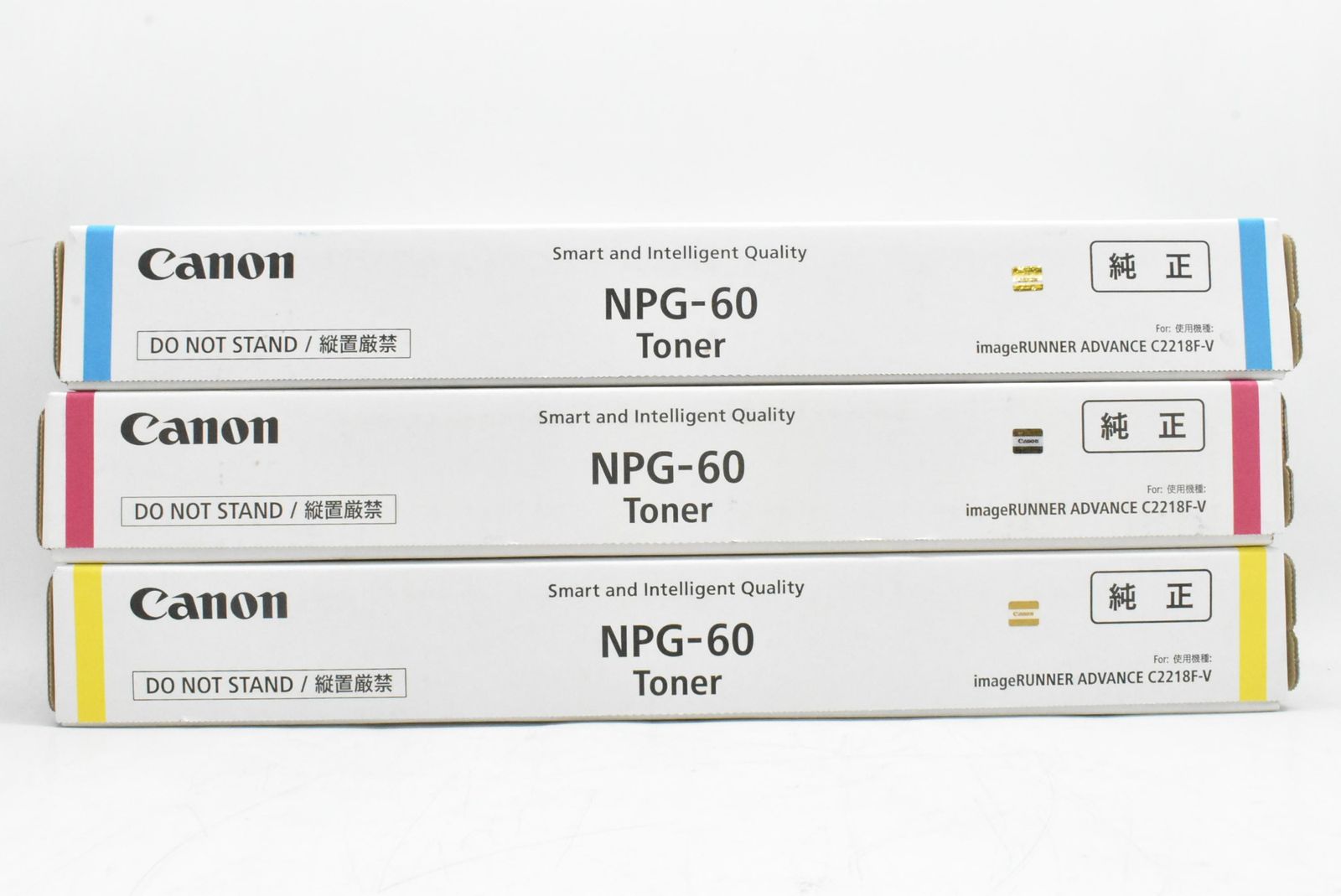 キャノン 純正 トナー NPG-60 3色 シアン マゼンタ イエロー CANON IT7U8ECPB268-D-N12-byebye
