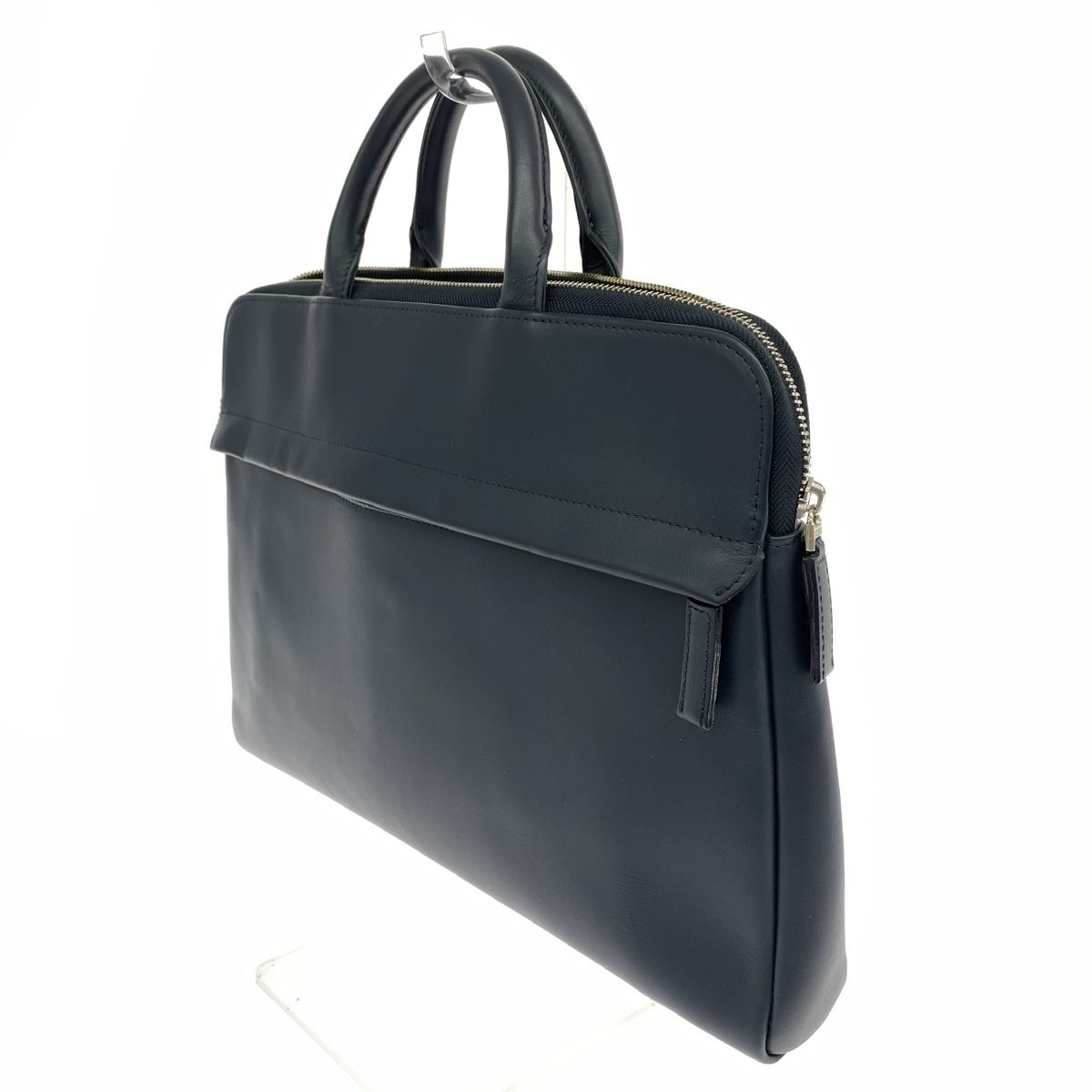 TRION トライオン ビジネスバッグ レザー ネイビー メンズ