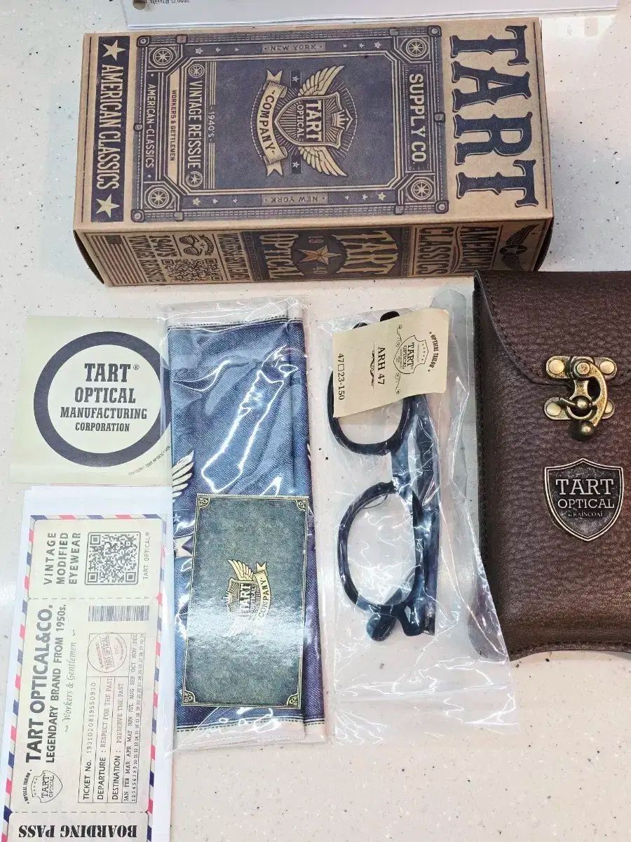 TART OPTICAL ARNEL タート オプティカル アーネル ARH47 ブラック メガネ フルセット