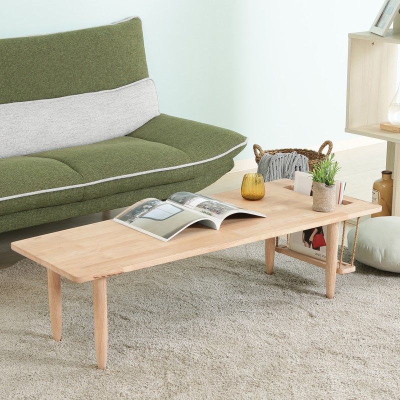 センターテーブル 幅120 長方形 木製 天然木 シンプル ローテーブル 机