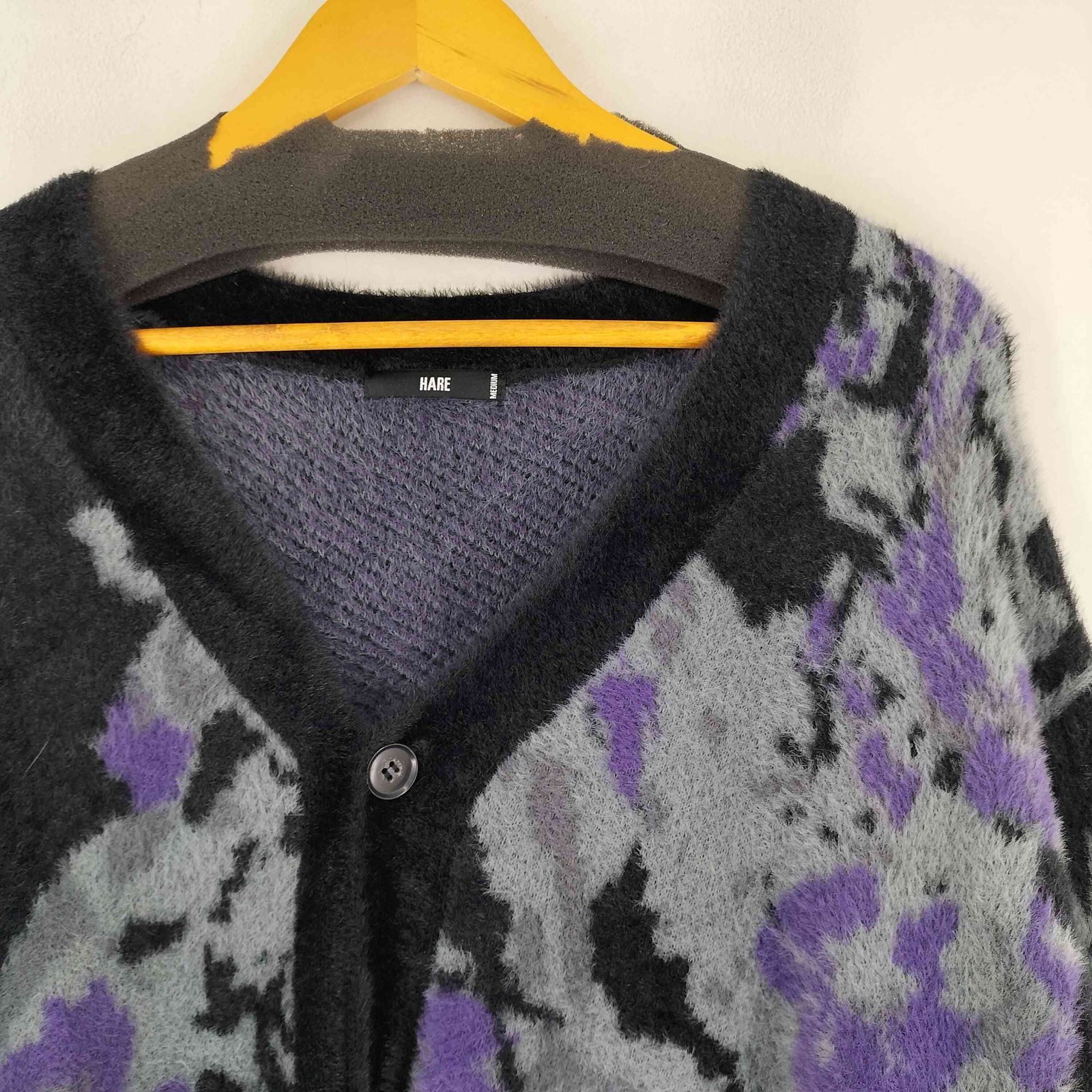 ハレ HARE アソートガラシャギーカーディガン メンズ M HARE
