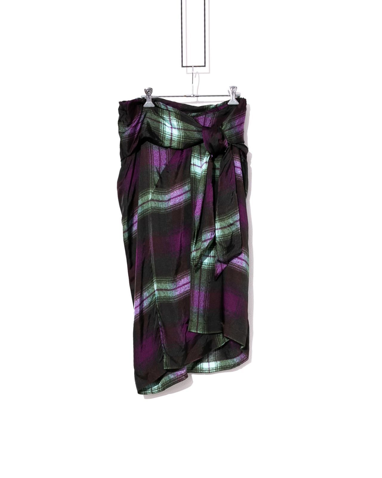 DRIES VAN NOTEN ドリスヴァンノッテン チェック転写スカート