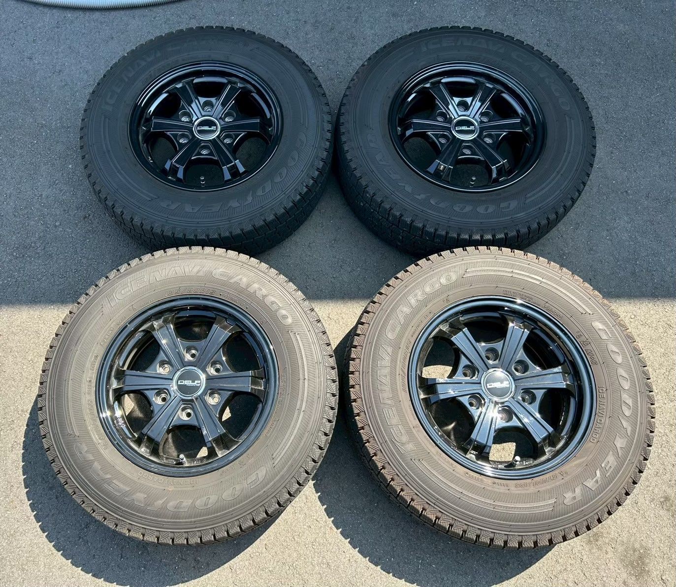 195 80 R 15 スタッドレス＆ホイールセット ハイエース