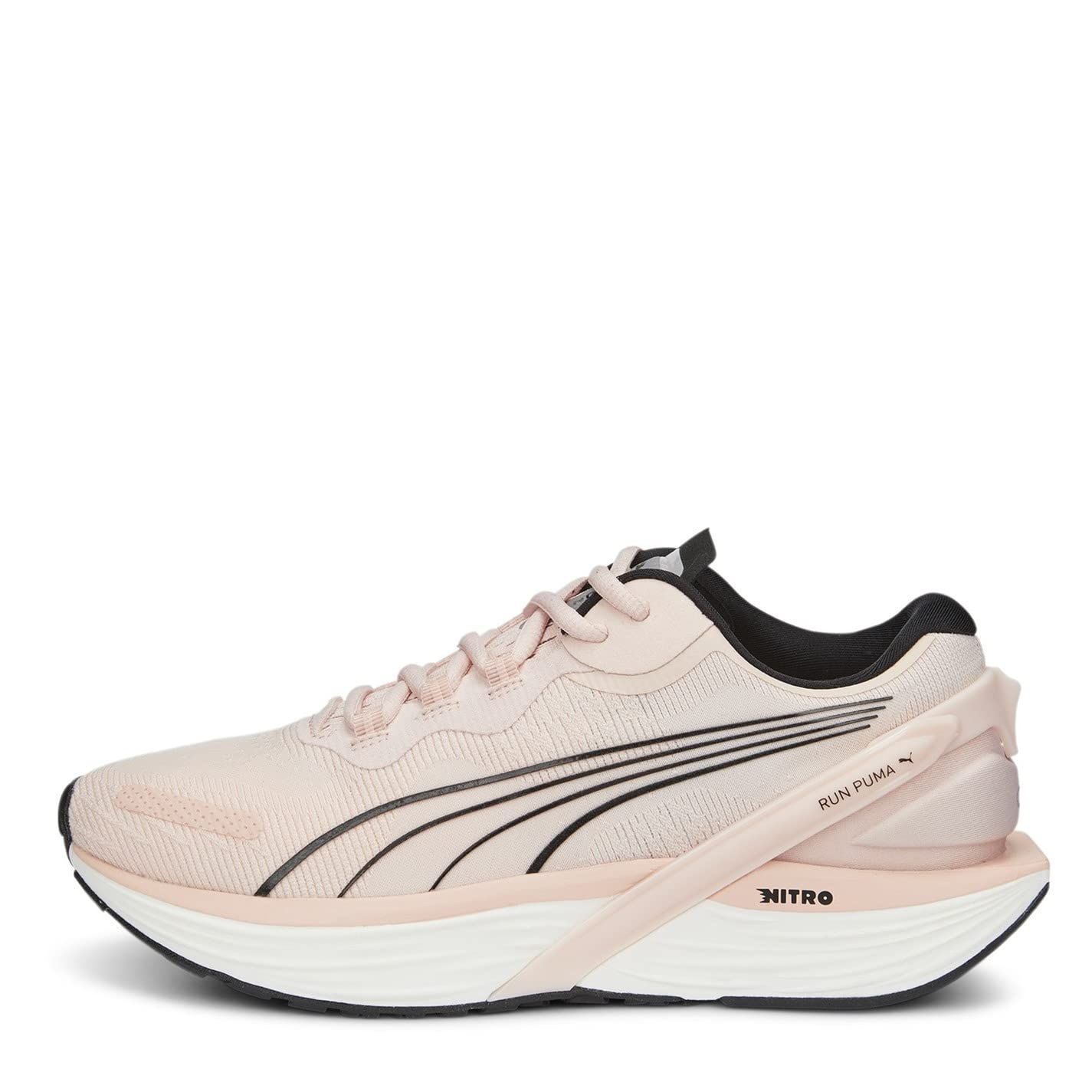プーマ ランダブルエックス ニトロ ウィメンズ ローズ ダスト ブラック 25.0CM