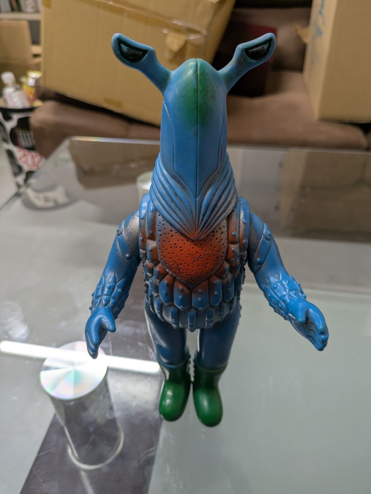 ペガッサ星人 円谷プロ ウルトラセブン ブルマァク 旧バンダイ 東映 ソフビ レトロ 昭和