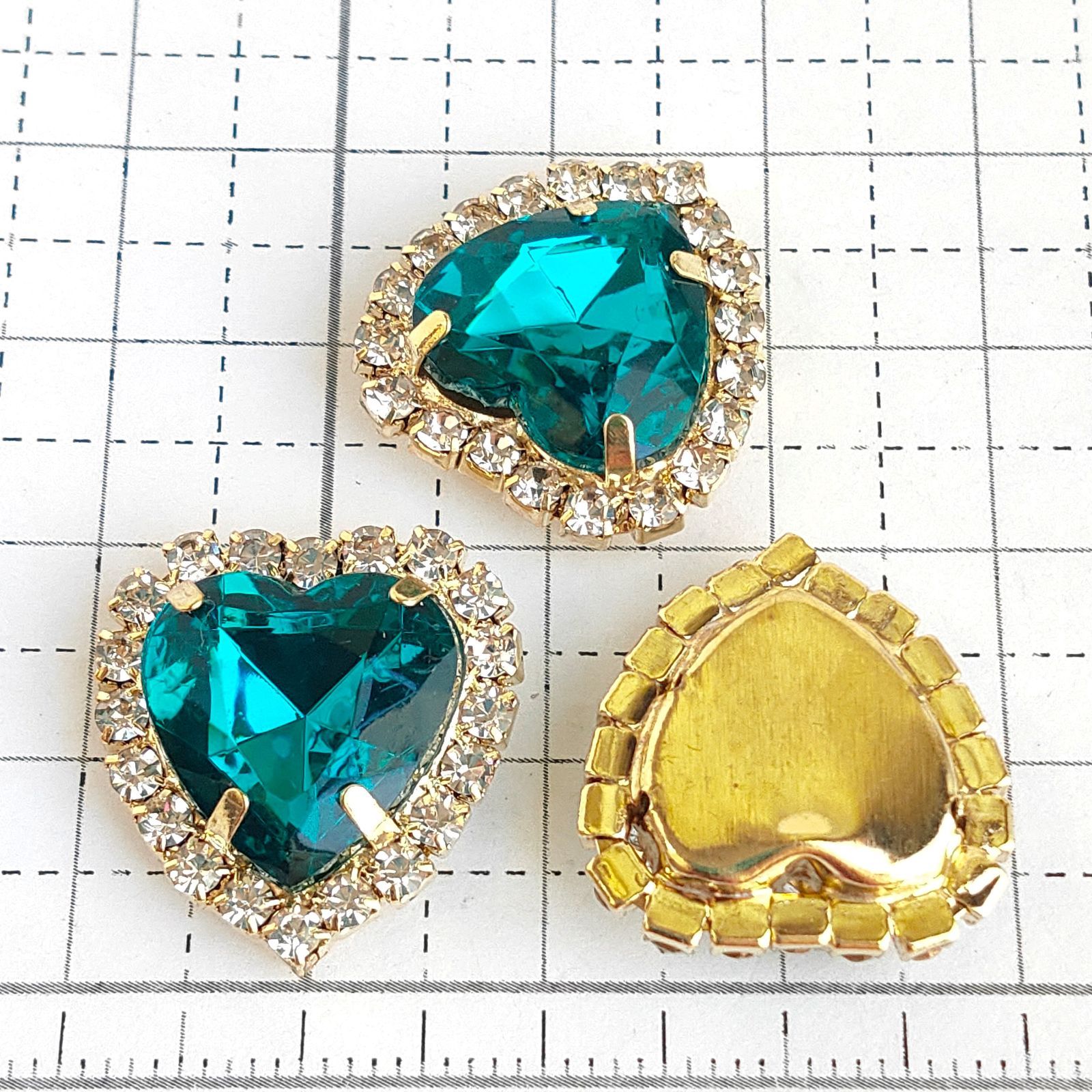 パール ビジュー ハート センター パーツ 藍色 18個 パール ビジュー ハート センター パーツ 藍色 18個 【公式通販】