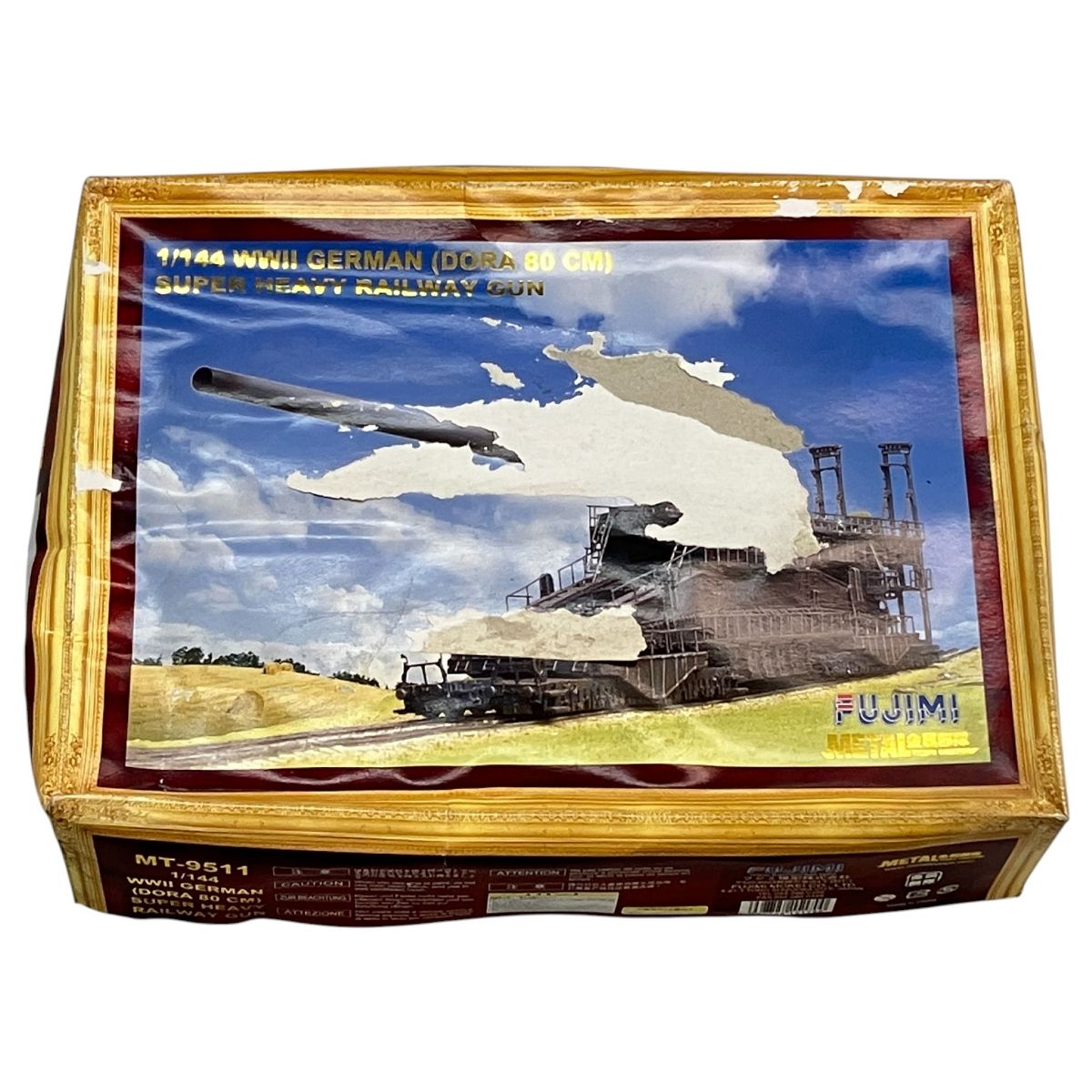 フジミ MT 9511 1 144 80 cm E ドーラ列車砲 未組立 プラモデル