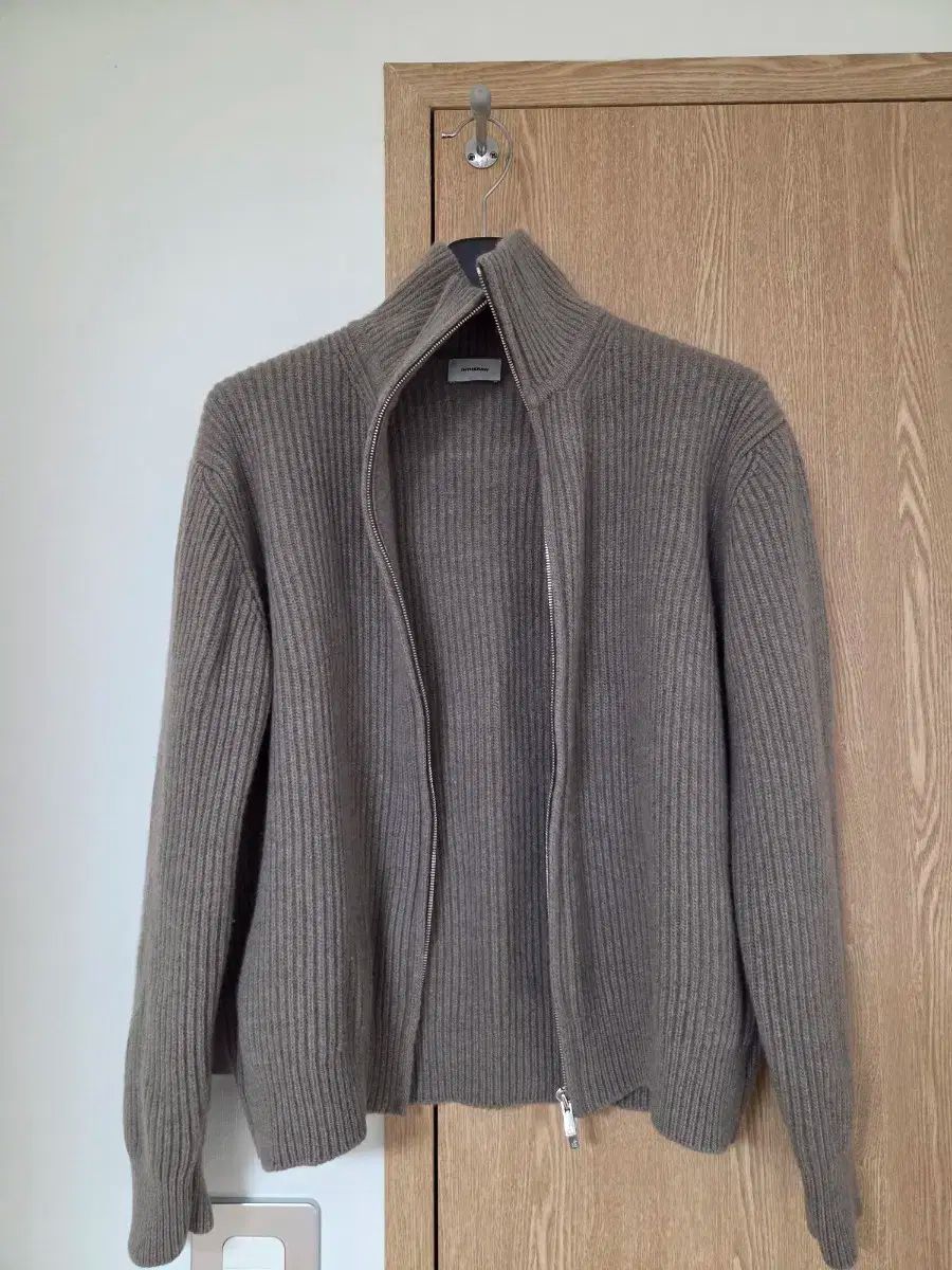 INTHERAW インザロウ フルジップアップ カーキ メランジ 2サイズ