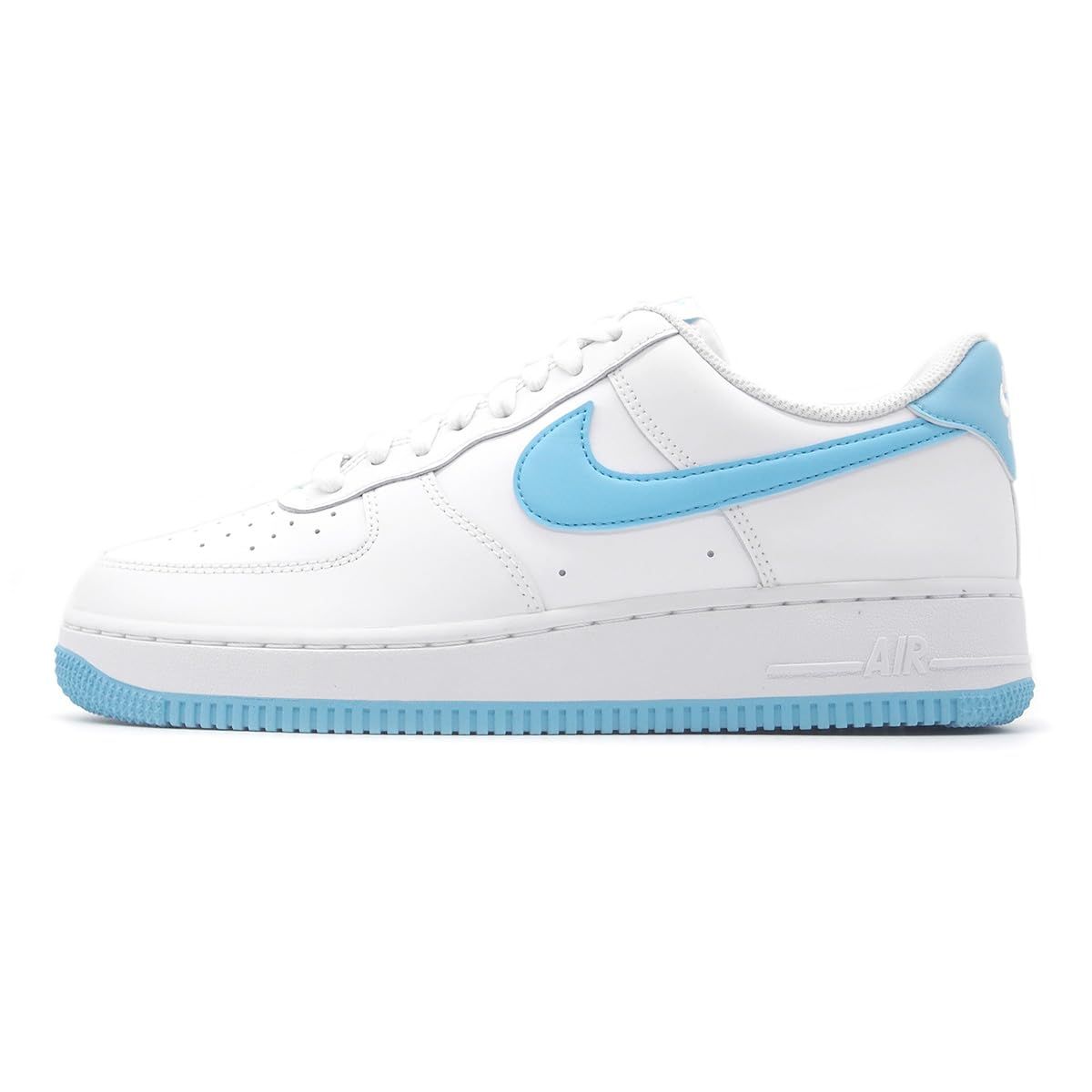 ナイキ AIR FORCE 1 ’07 WHITE WHITE AQUARIUS BLUE fq4296-100 エアフォース1 07 28.5 cm 並行輸入品