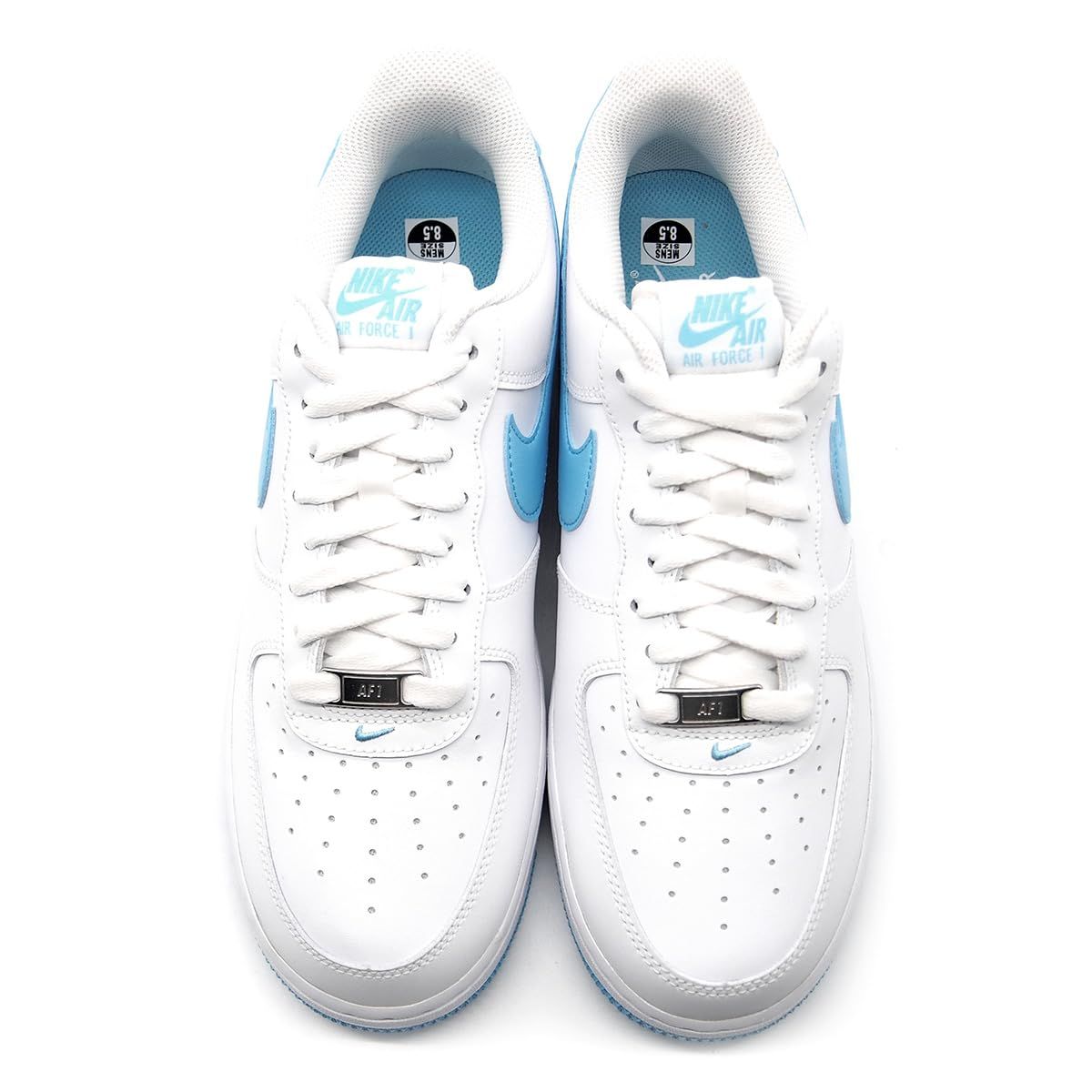 ナイキ AIR FORCE 1 ’07 WHITE BLUE fq 4296-100 エアフォース1 07 28.5 cm 並行輸入品